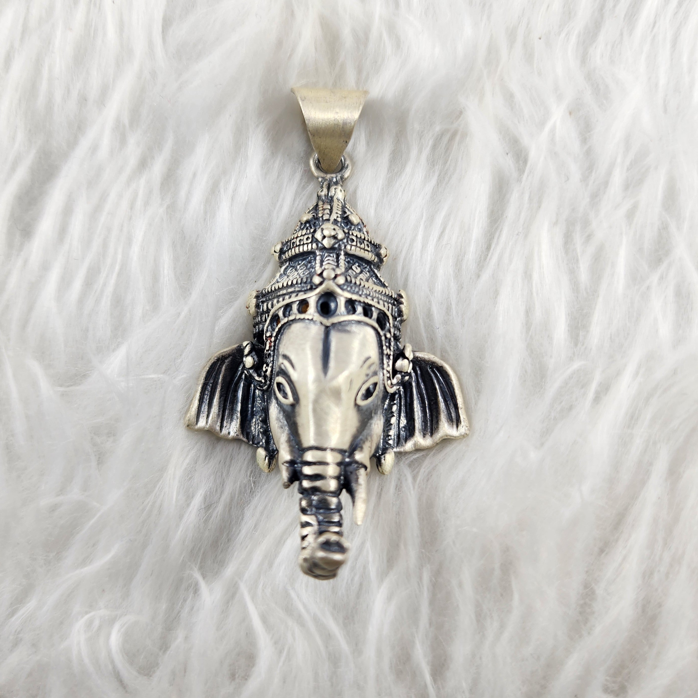 Silver Ganapati Pendant