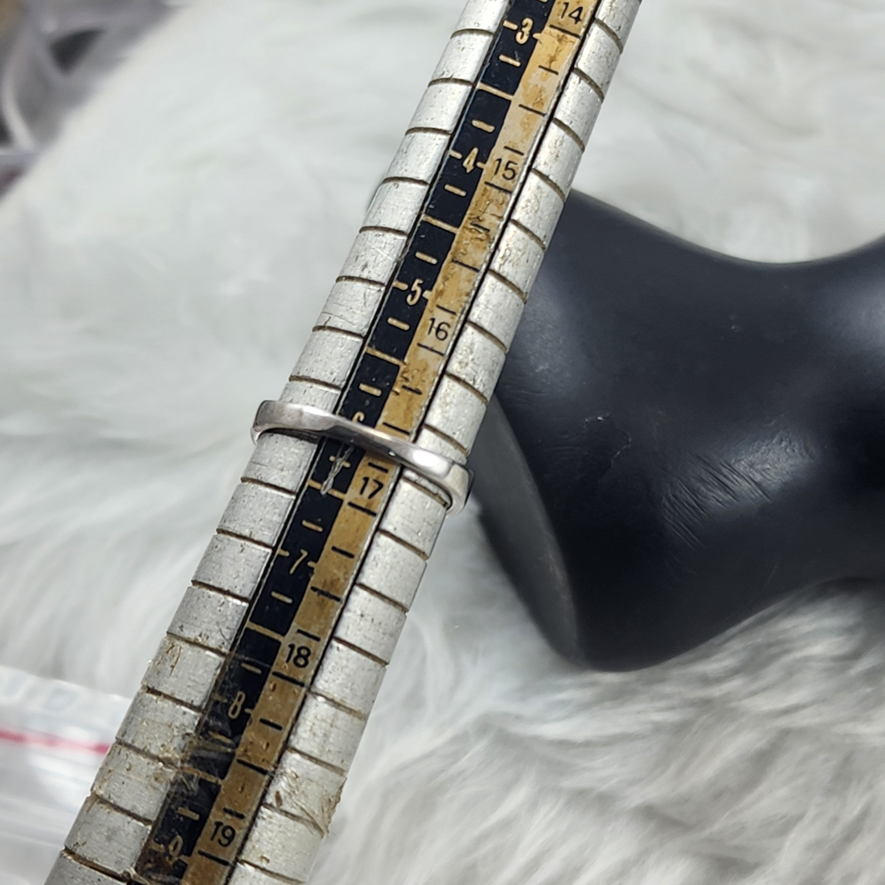 Silver Cushion Cut CZ Diamond Solitaire Ring for Women Ring size 6